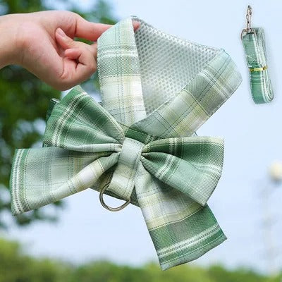 Aurélien Harness – Stylish Dog Harness with Bow Bowlift