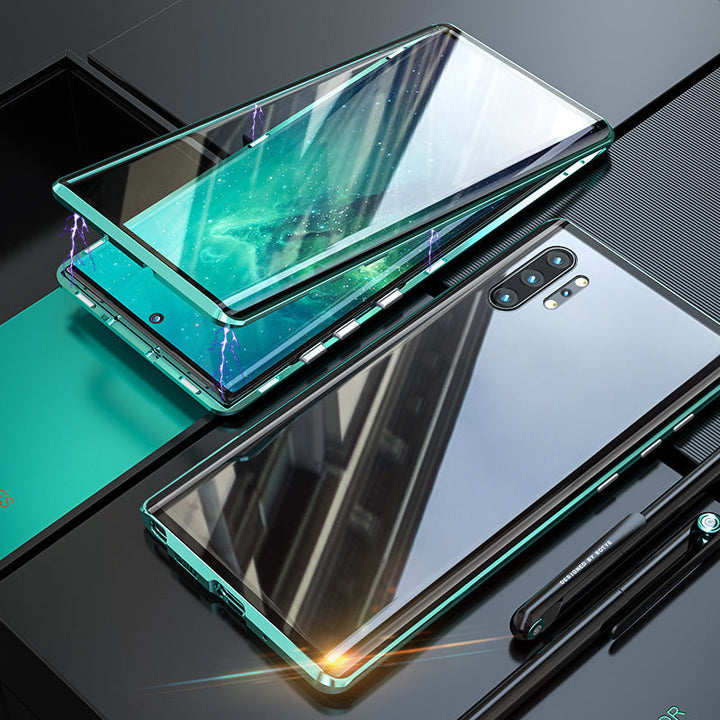 Magnetic Tempered Glass Dual-Sided Phone Case for Samsung