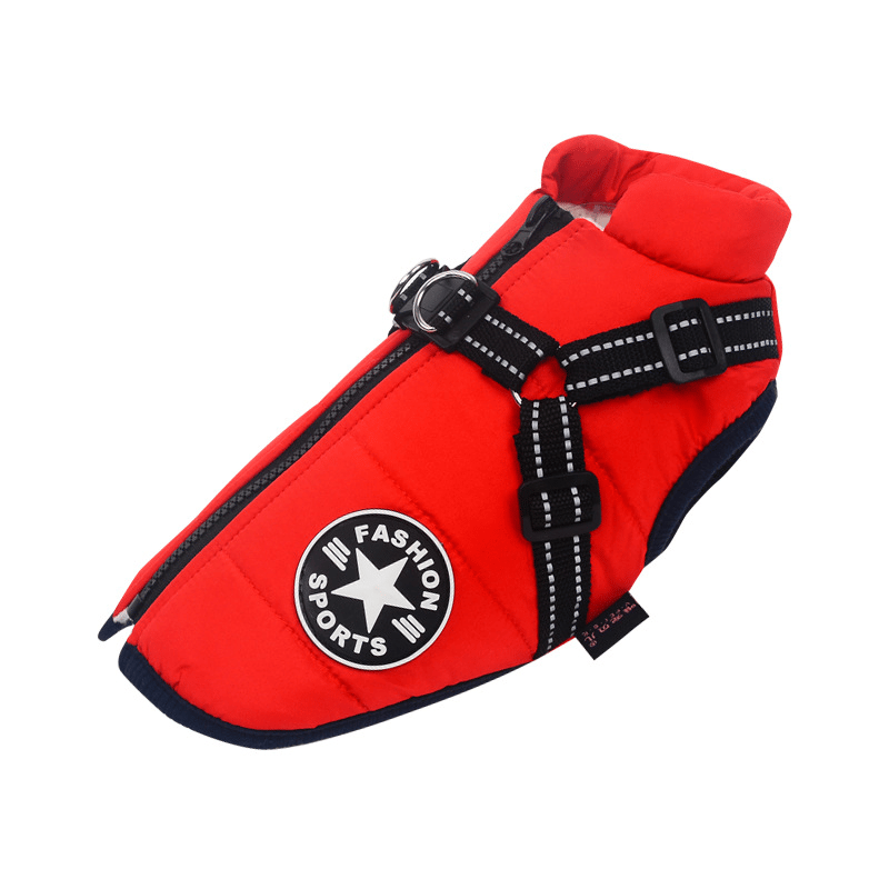 Winter Dog Jacket with Harness | Bowlift