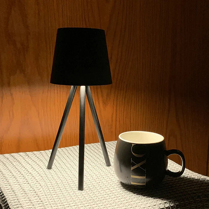Nordic tripod table lamp - Stylish wireless LED night light