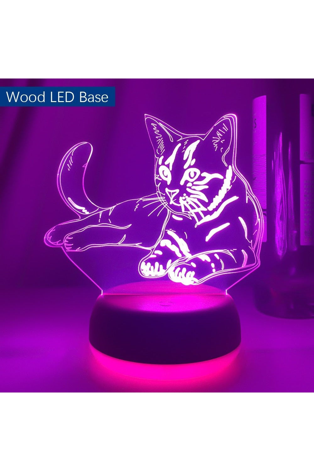 shaped ambient night light |