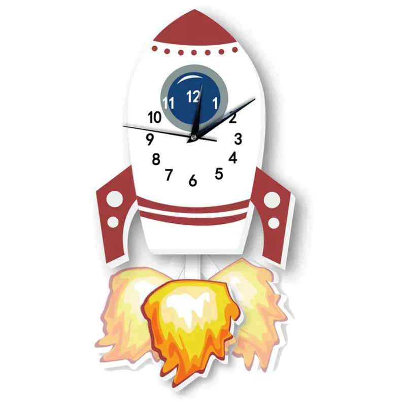 BowLift | Wall Clock - ZooTime - Cute Animal Design - Perfect for Children&