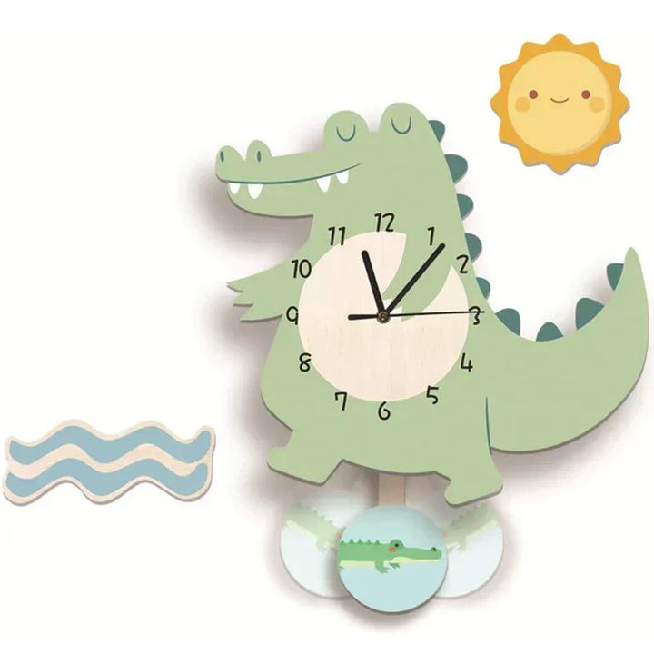 BowLift | Wall Clock - ZooTime - Cute Animal Design - Perfect for Children&