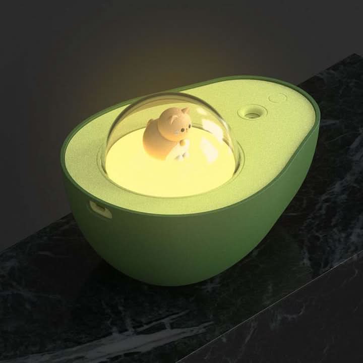 Avocado Night Light Humidifier with USB &amp; LED