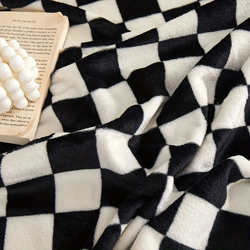 BowLift | Classic Check Blanket – Soft and Warm Blanket for Sofa and Bedroom