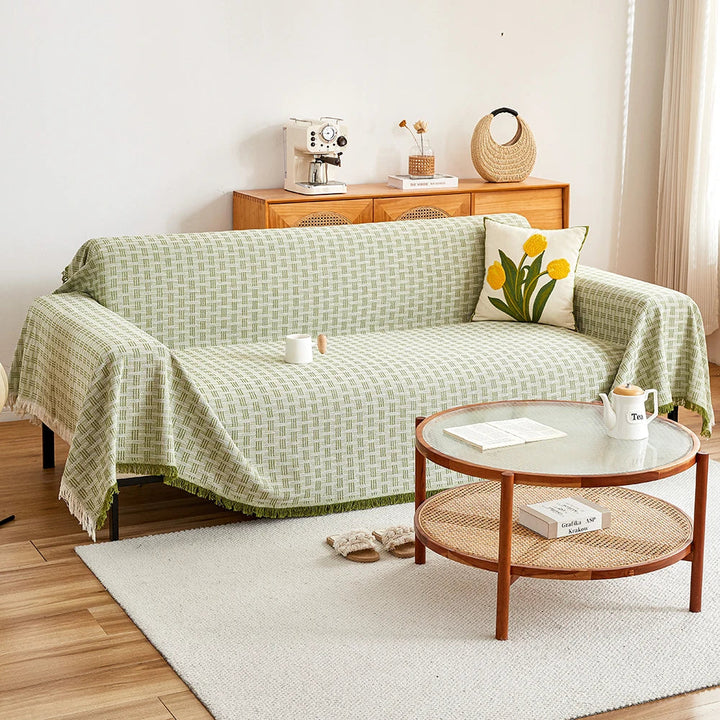 Large Sofa Cover with Reversible Pattern Stylish Protection