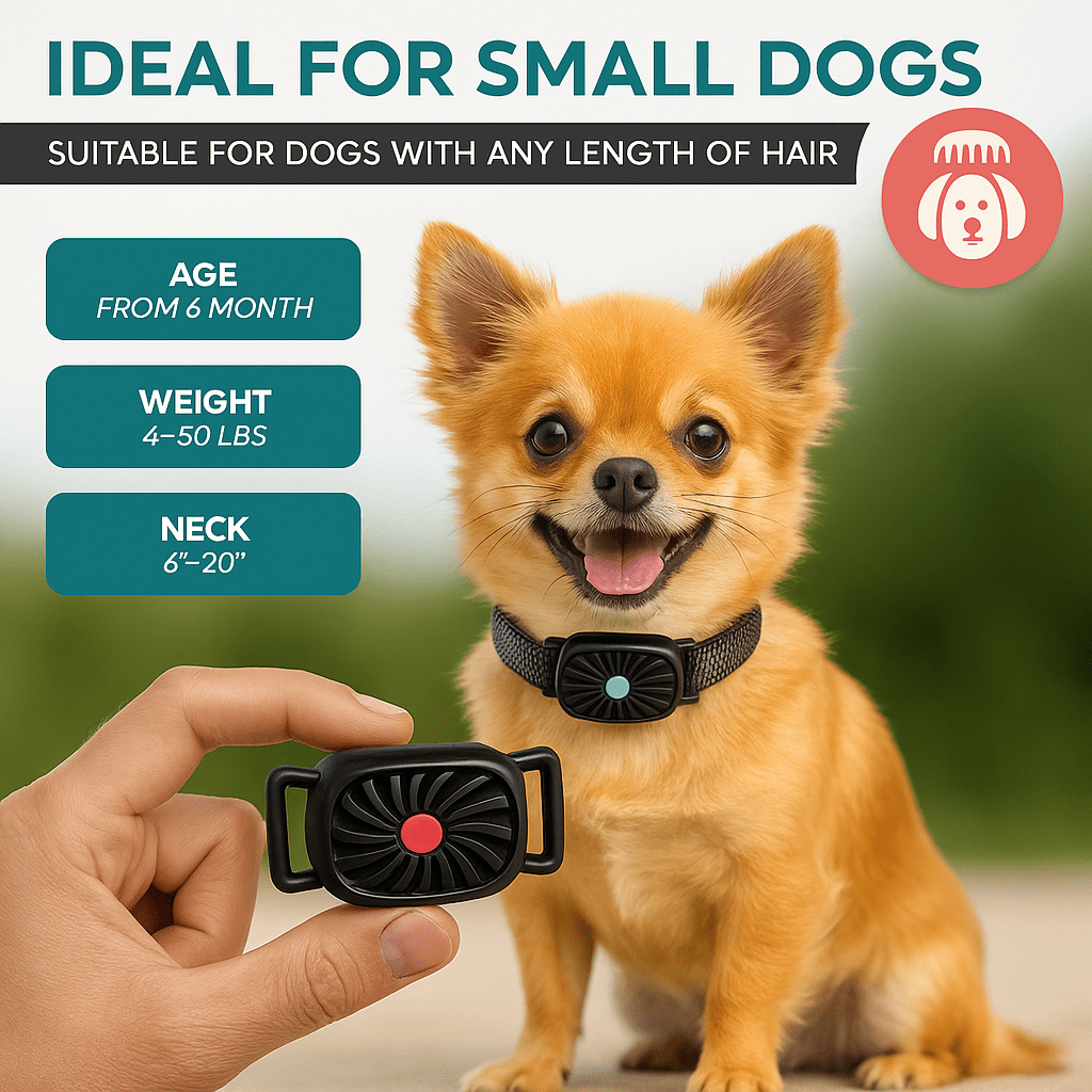 BowLift | BarkLess Nano – Gentle Anti-Bark Collar for Puppies &amp; Small Dogs