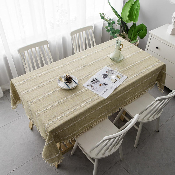 BowLift | Batillo Linen Tablecloth | Tablecloth, Indoor &amp; Outdoor