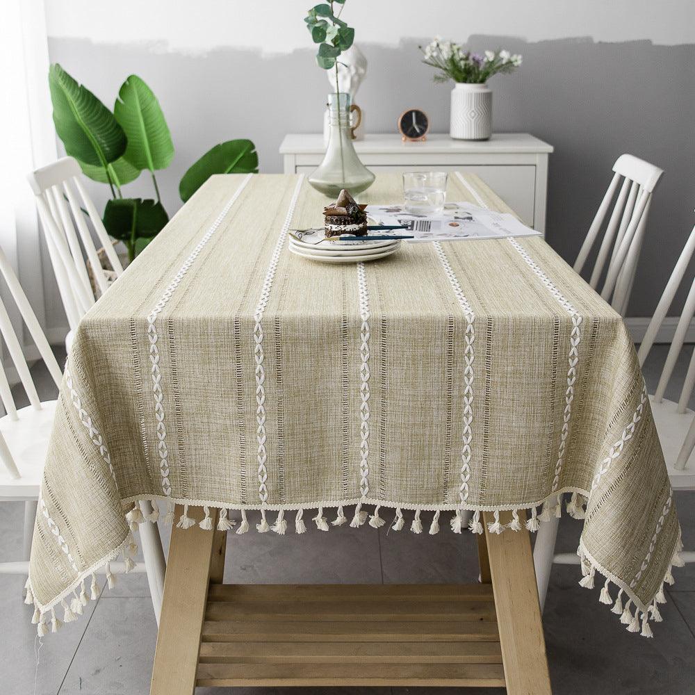 BowLift | Batillo Linen Tablecloth | Tablecloth, Indoor &amp; Outdoor