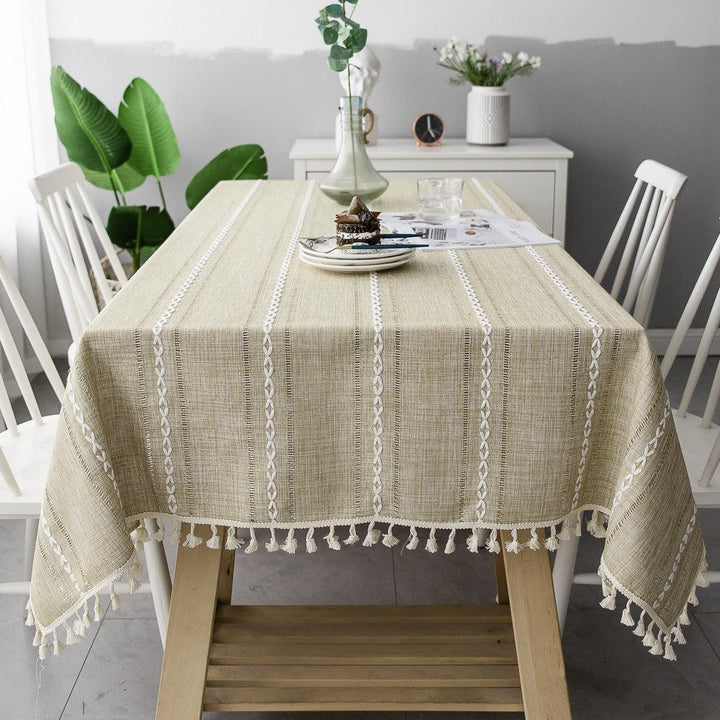 BowLift | Batillo Linen Tablecloth | Tablecloth, Indoor &amp; Outdoor