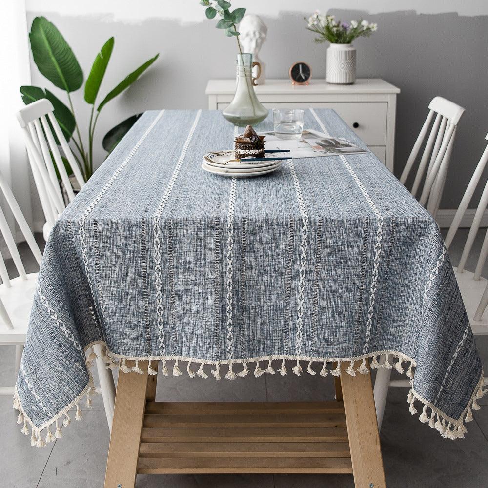 BowLift | Batillo Linen Tablecloth | Tablecloth, Indoor &amp; Outdoor
