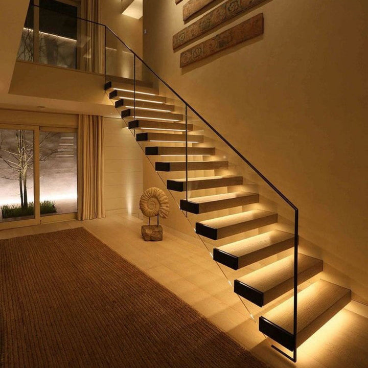 LED Night Light Sensor Wooden Bed Frame