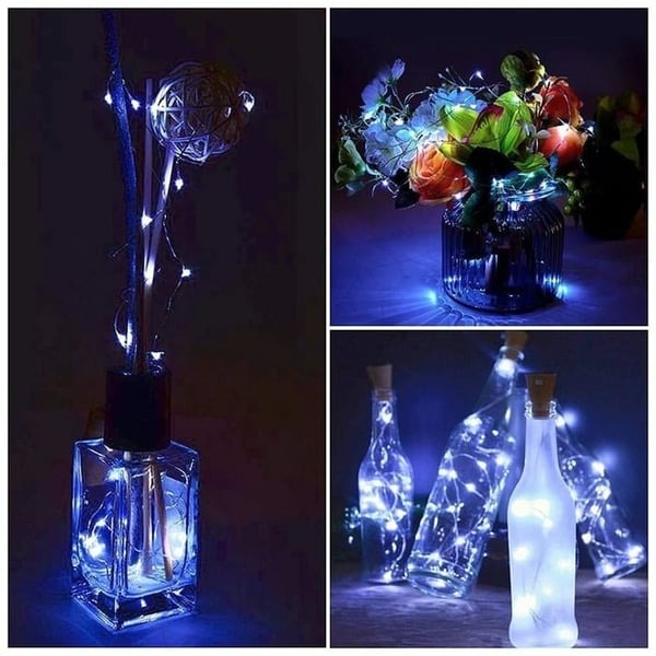 Led Bottle Light Cork Night Light DIY Decor |