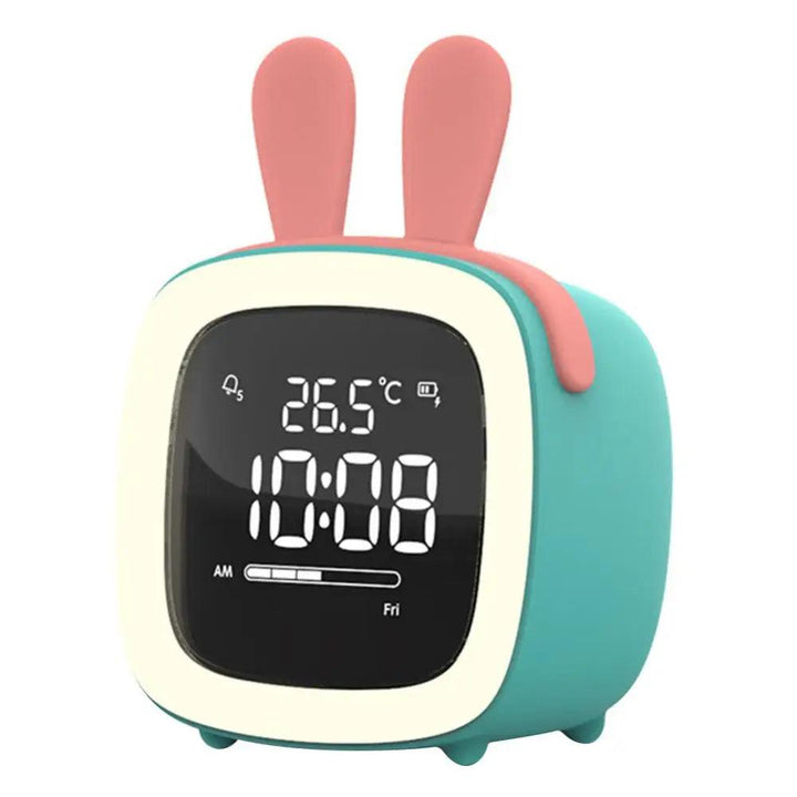 BunnyGlow - LED Alarm Clock – Night Light with Digital Display &amp; Timer