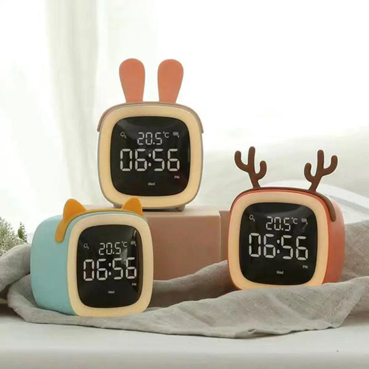 BunnyGlow - LED Alarm Clock – Night Light with Digital Display &amp; Timer