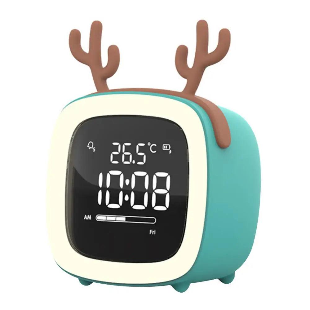 BunnyGlow - LED Alarm Clock – Night Light with Digital Display &amp; Timer