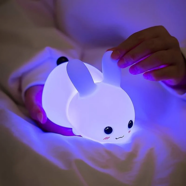 Bunnilo Kids Night Light Bunny | Gentle Sleep Light | Child Safe &amp; Energy Saving