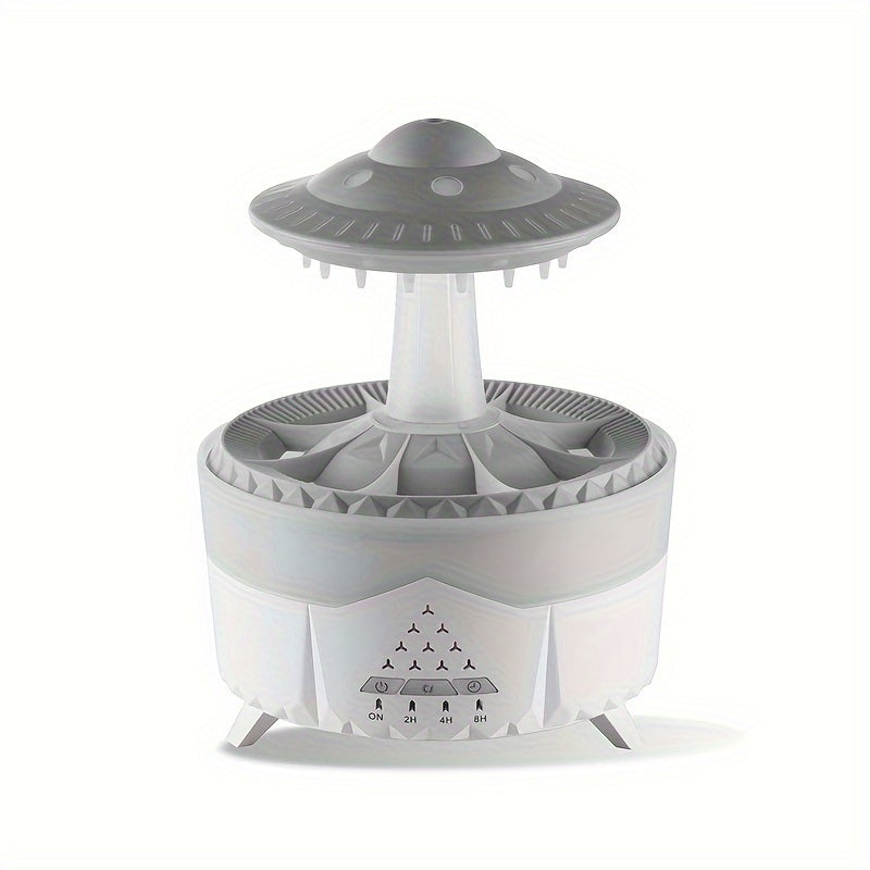 BowLift | Relaxing Raindrop Aromatherapy Essential Oil Diffuser - LED Light &amp; Humidifier