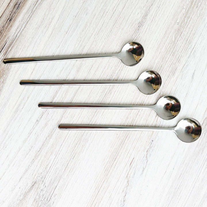 BowLift | Trendy Espresso &amp; Dessert Spoon Set with 4 Pieces