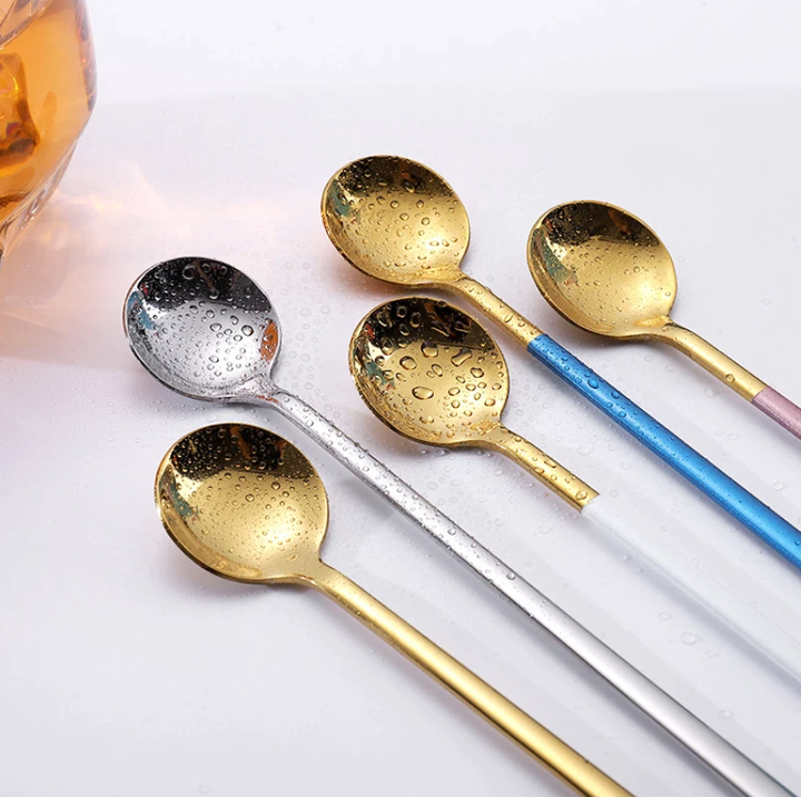 BowLift | Trendy Espresso &amp; Dessert Spoon Set with 4 Pieces