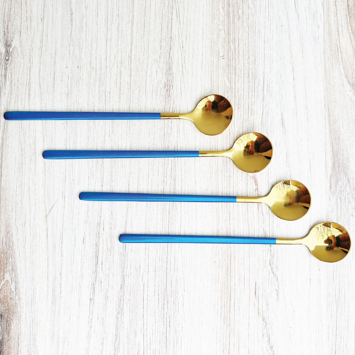 BowLift | Trendy Espresso &amp; Dessert Spoon Set with 4 Pieces