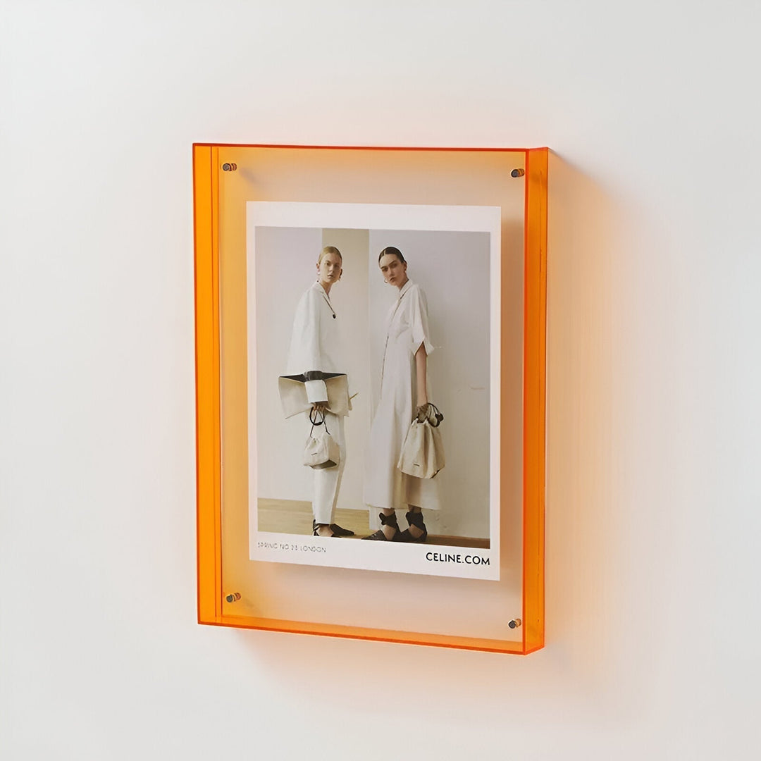 BowLift | Colorful transparent acrylic picture frame