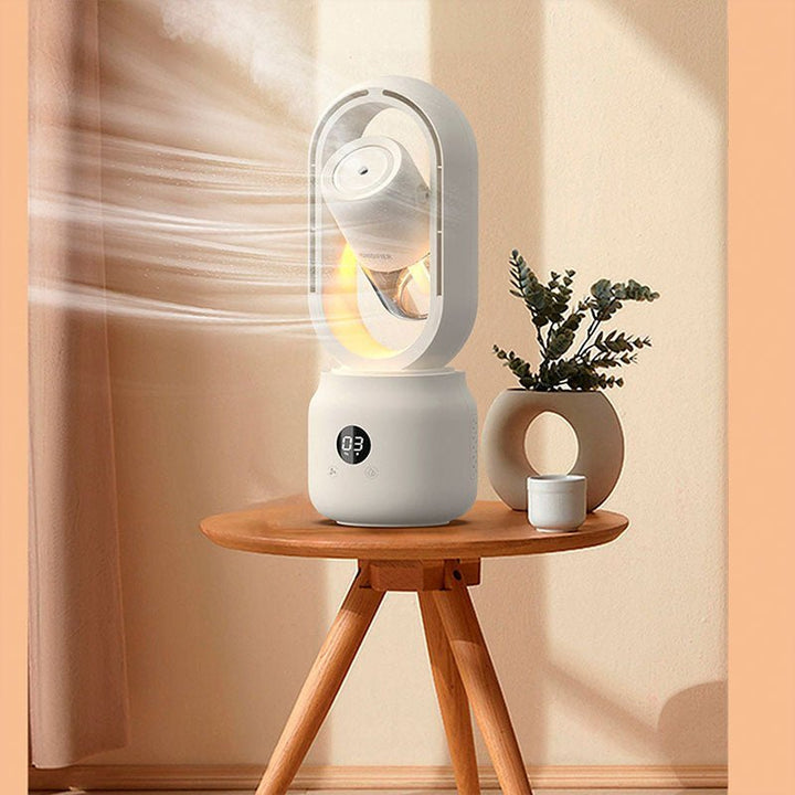 COOLMIST – Portable Bladeless Fan with Humidifier and Night Light