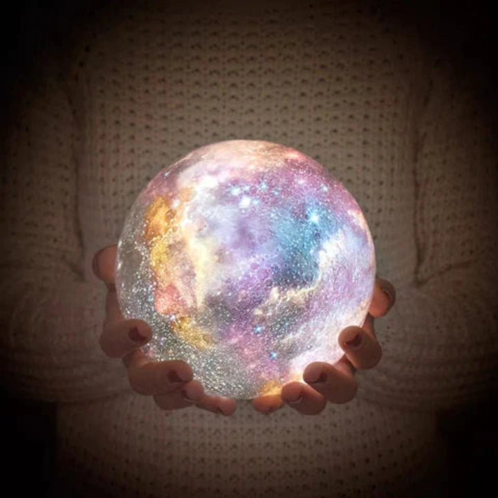 CosmoShine – Multicolour Moon Night Light with Remote Control