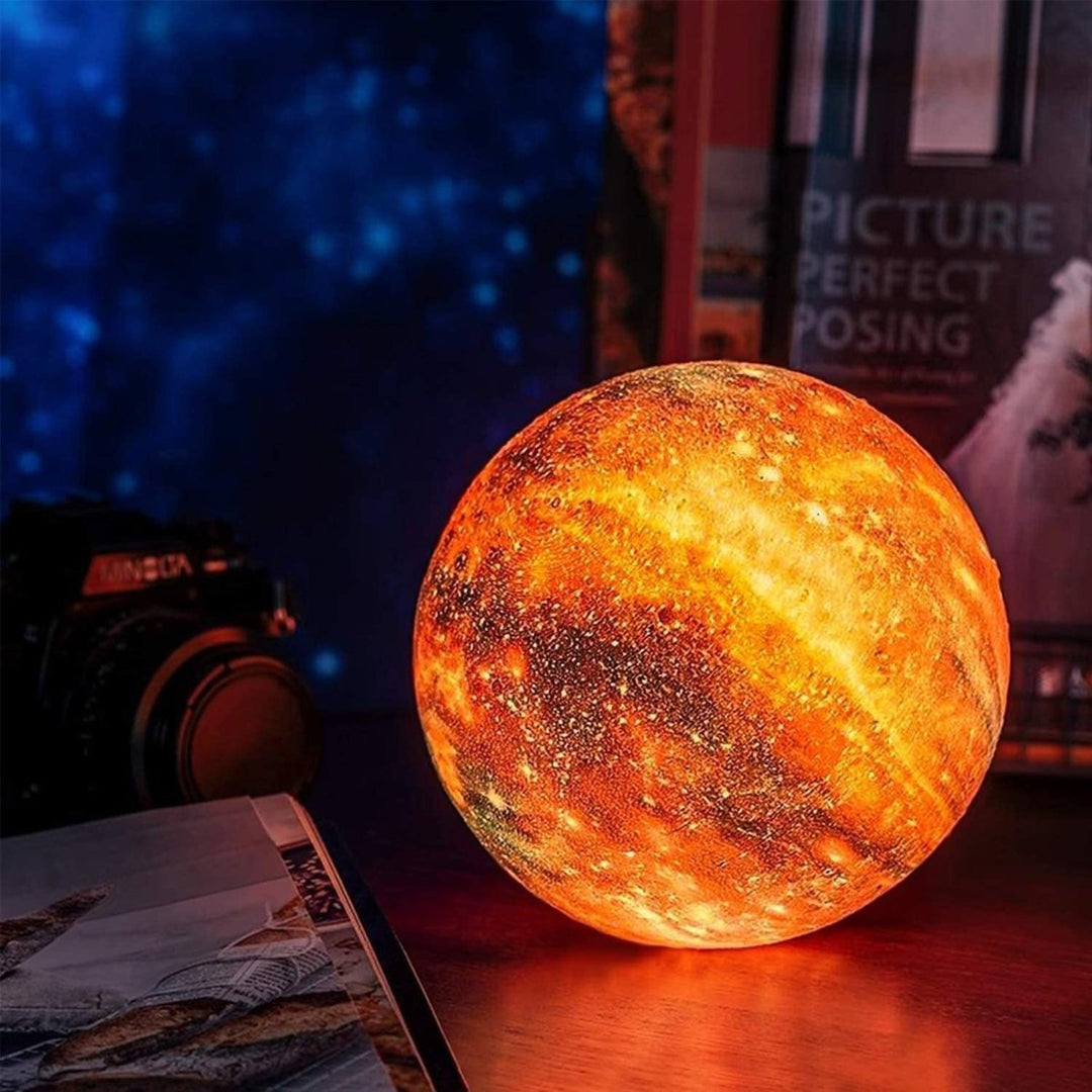 CosmoShine – Multicolour Moon Night Light with Remote Control