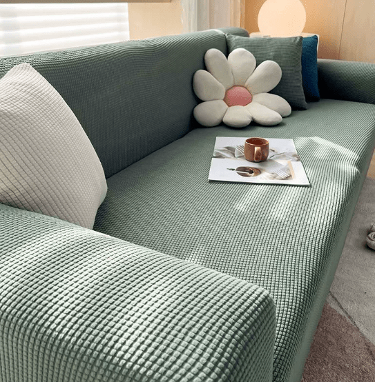 SNUGJACQ – Soft Jacquard Sofa Cover with Non-Slip Fit