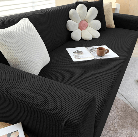 SNUGJACQ – Soft Jacquard Sofa Cover with Non-Slip Fit