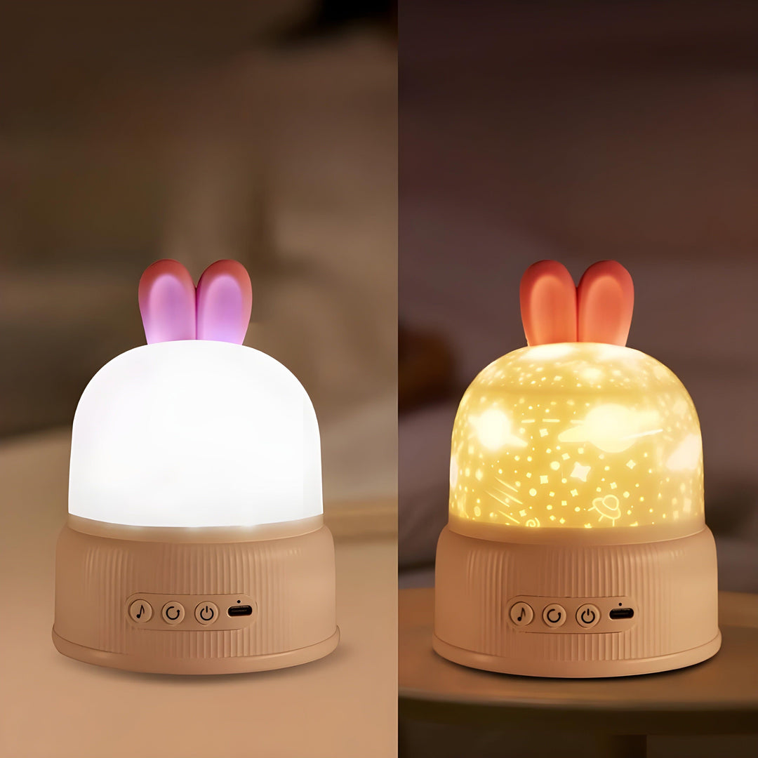 BunnyBeam Light - Casual Cute Bunny Projector Night Light for Kids |
