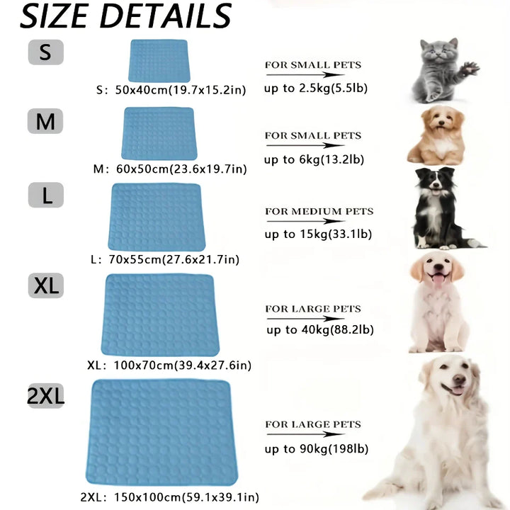 Extra Large Cooling Mat for Pets | Bowlift