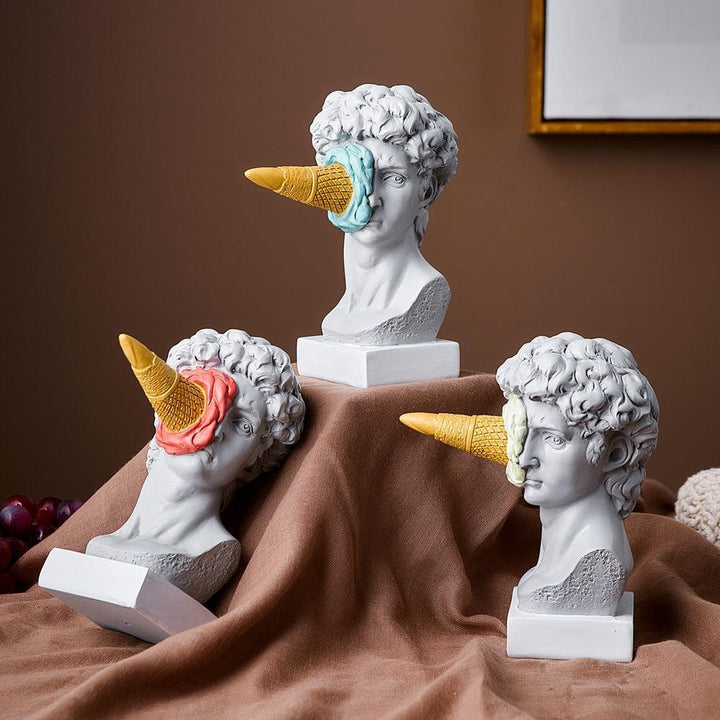 BowLift | Figure Face Ice Cream Art Sculpture