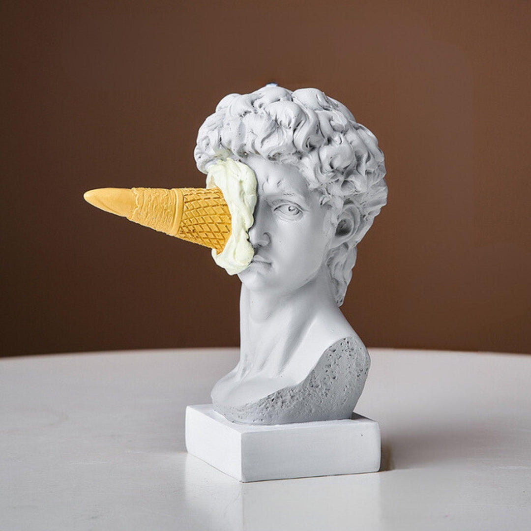 BowLift | Figure Face Ice Cream Art Sculpture