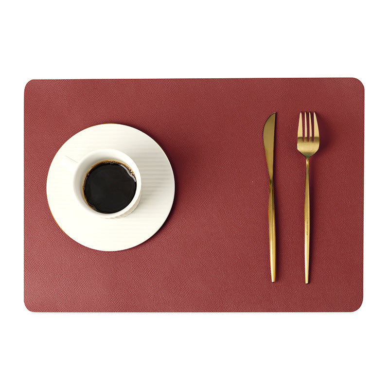 BowLift | Double-layered leather desk mat