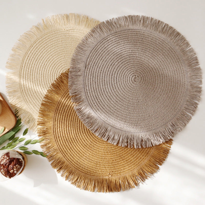 BowLift | ThermoLuxe | Round braided placemats