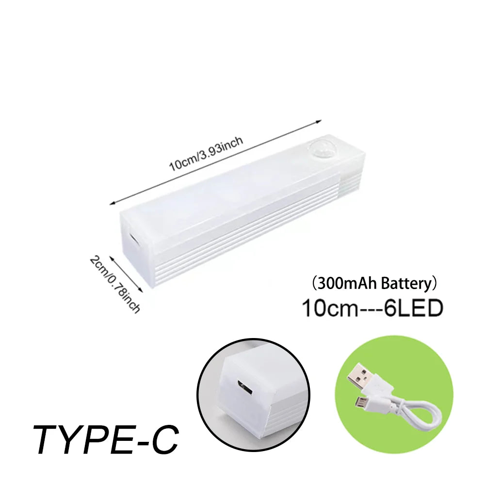 WIRELESS LED NIGHT LIGHT WITH MOTION SENSOR AND RECHARGEABLE BATTERY |