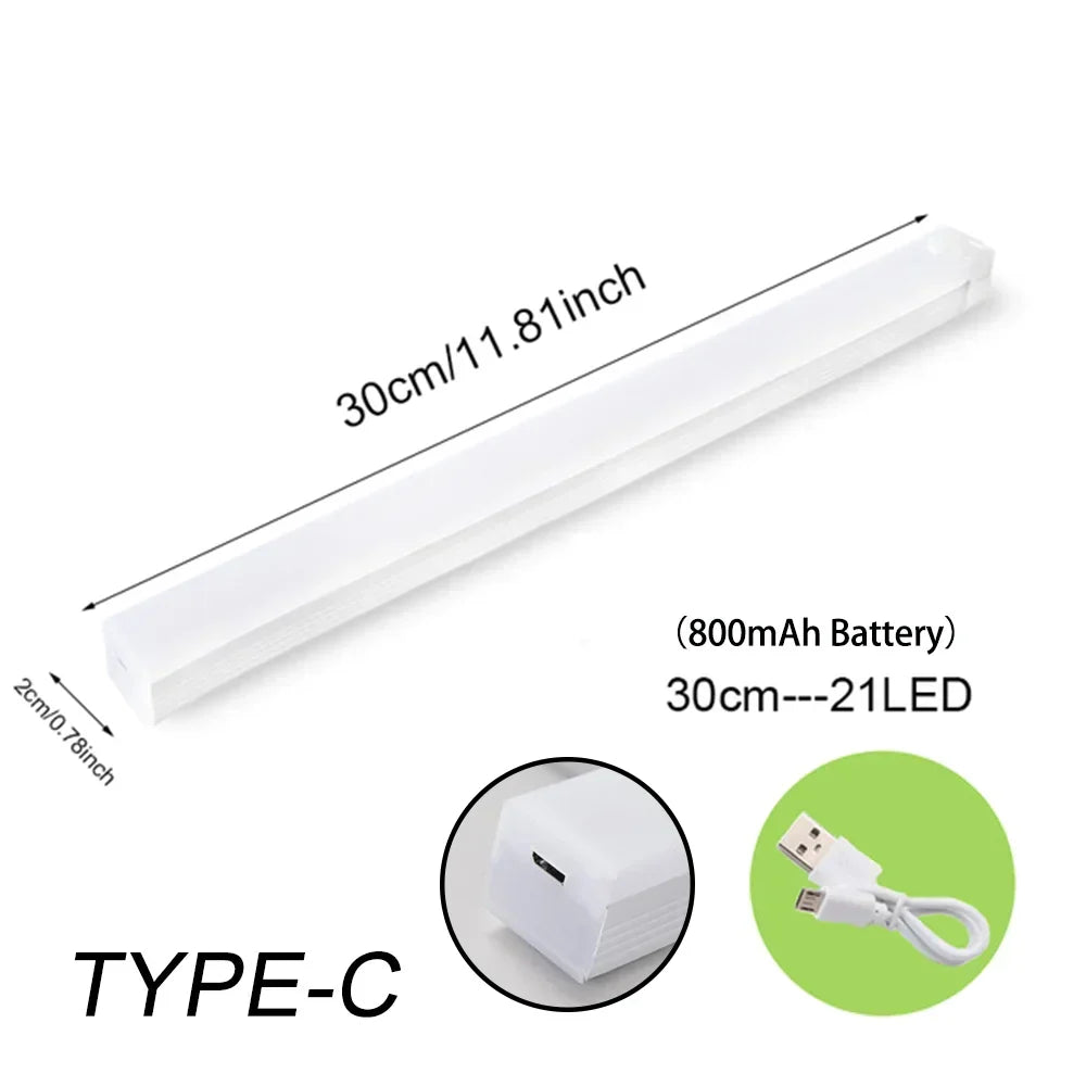 WIRELESS LED NIGHT LIGHT WITH MOTION SENSOR AND RECHARGEABLE BATTERY |