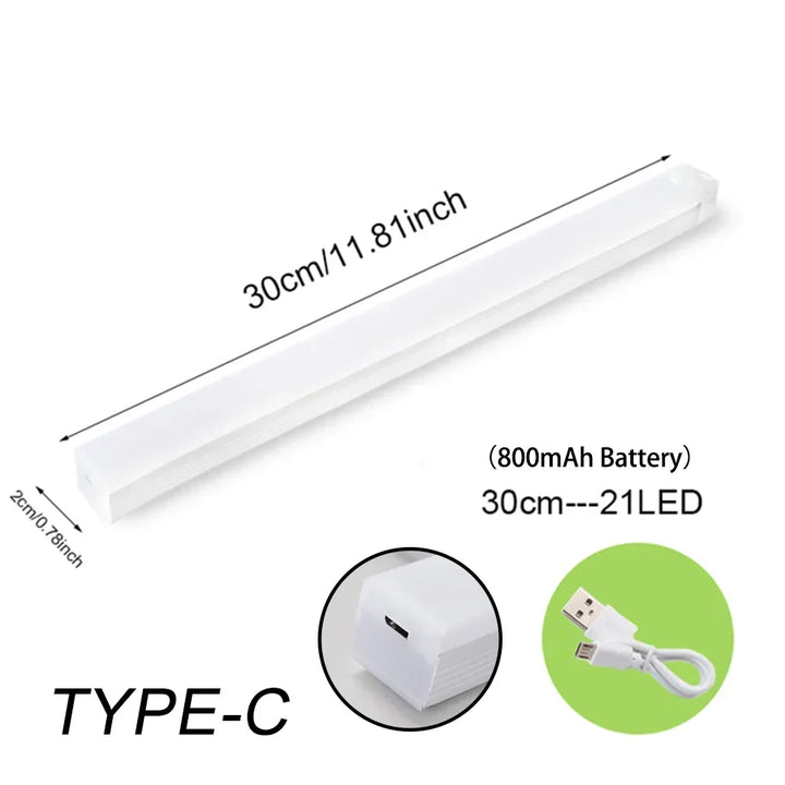 WIRELESS LED NIGHT LIGHT WITH MOTION SENSOR AND RECHARGEABLE BATTERY |
