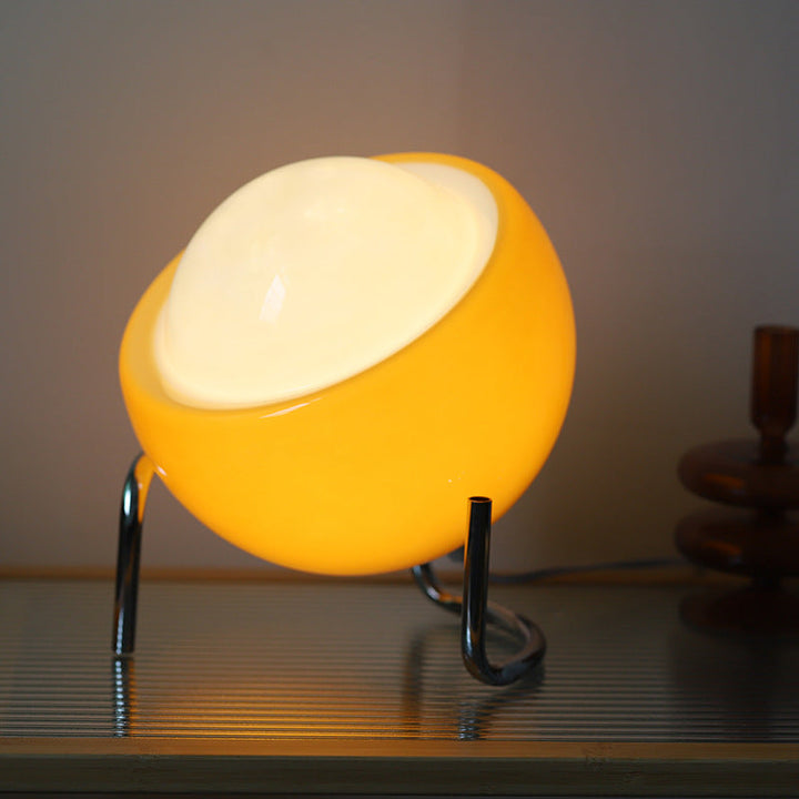 RETRO GLASS TABLE LAMP - AMBIENT NORDIC NIGHT LIGHT