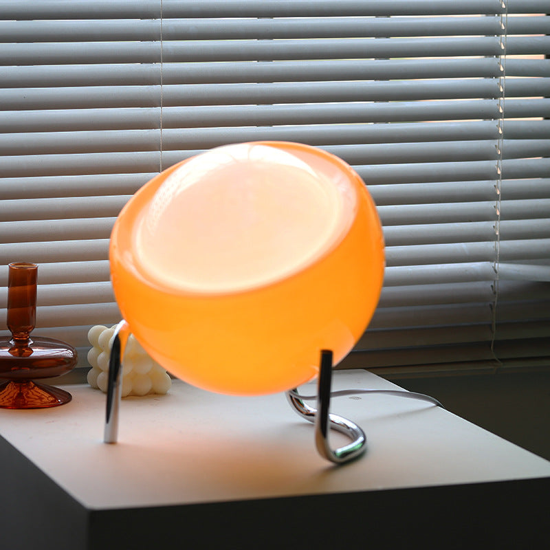 RETRO GLASS TABLE LAMP - AMBIENT NORDIC NIGHT LIGHT