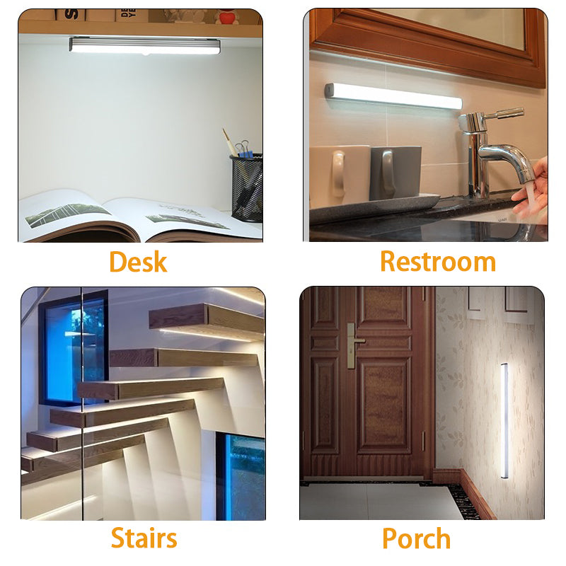 WIRELESS LED NIGHT LIGHT WITH MOTION SENSOR AND RECHARGEABLE BATTERY |