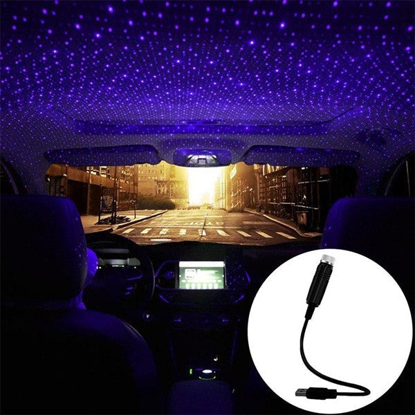 colourful Car and Home Ceiling Romantic USB Night Light