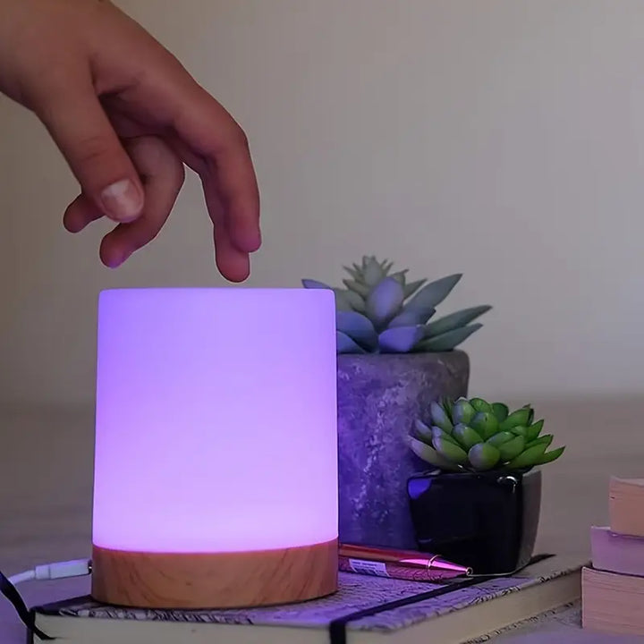 Dimmable LED Night Light with Modern Design and colour Change