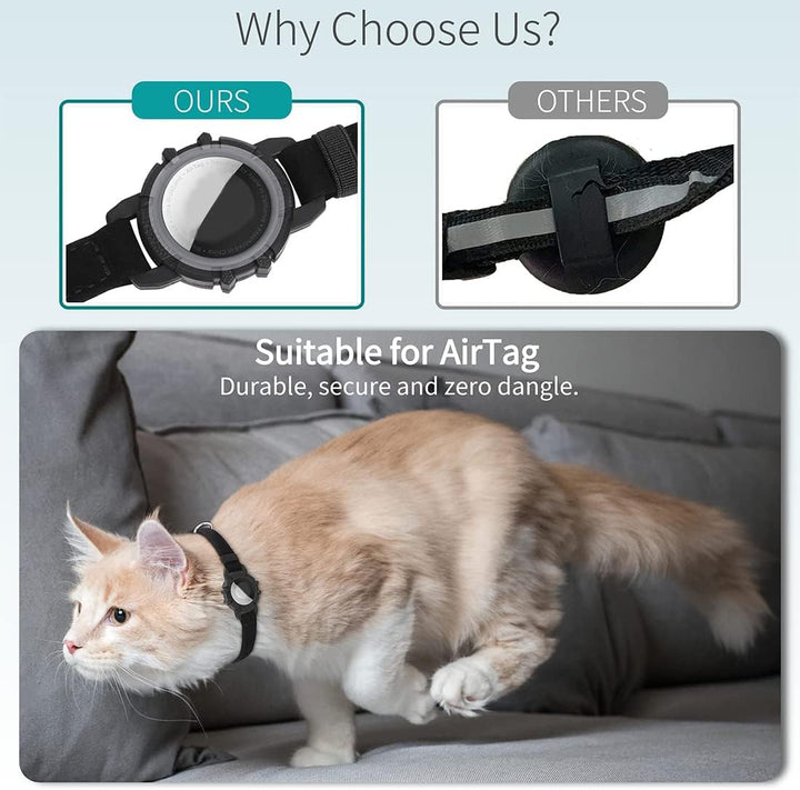 BowLift | FELITRACK – Cat GPS Tracker Collar with Reflective Design