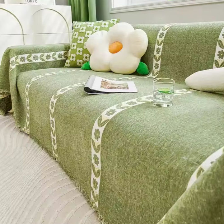 Flourish Leaf Sofa Cover