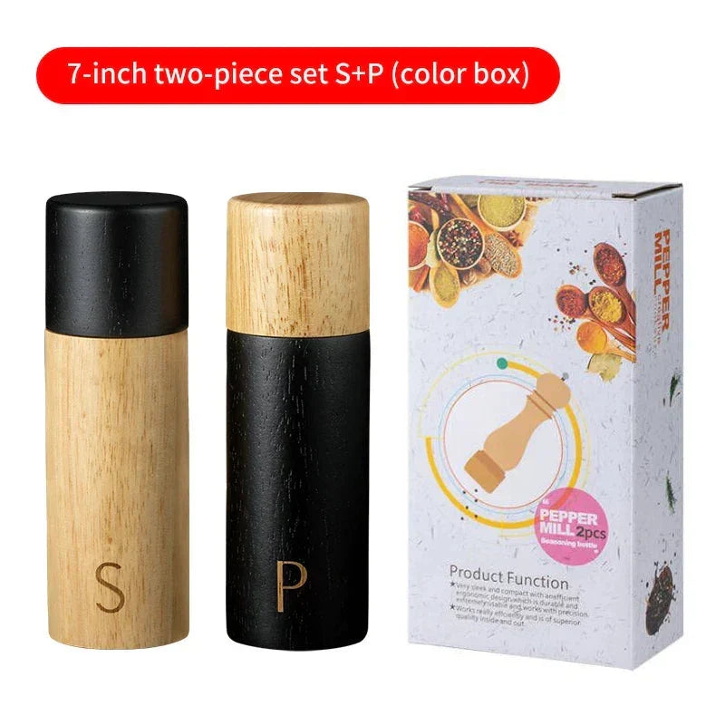 BowLift | Wood Salt and Pepper Mill Set