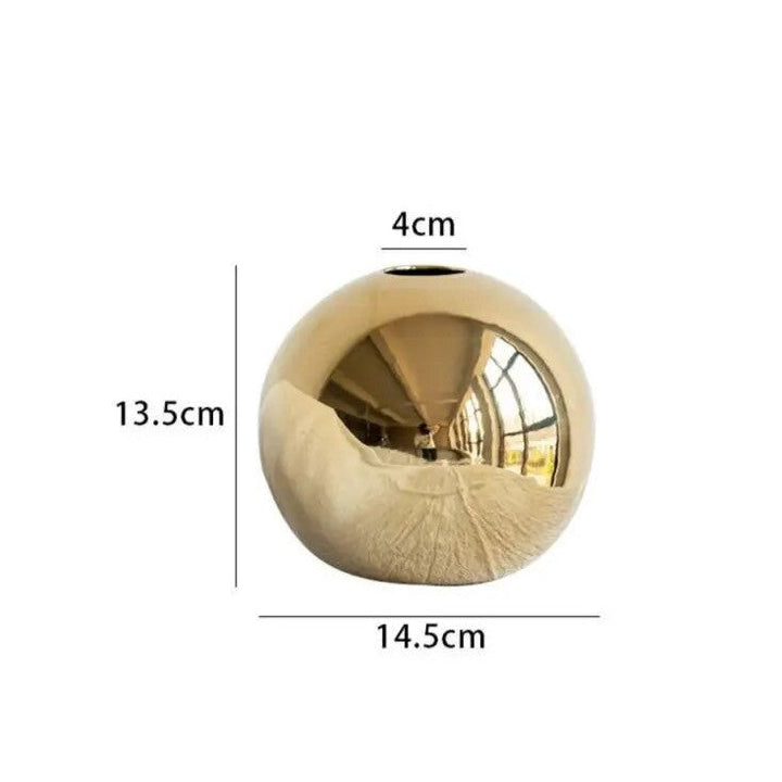 BowLift | Golden Ball Vase