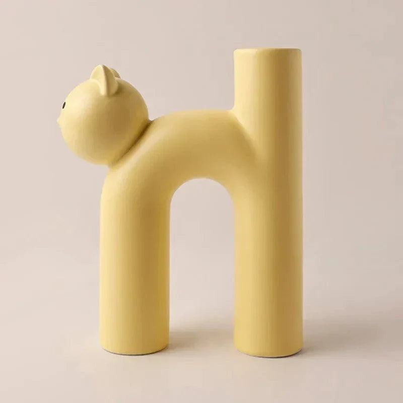 BowLift | Matte Kitten Flower Vase